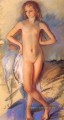 nude girl modern contemporary impressionism